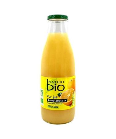NATURE BIO - Pure Grapefruit Juice 1L - Pack of 3 - Free Delivery