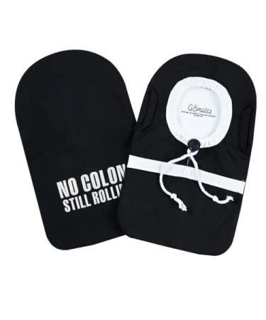 GBmates Ostomy Bag Cover-WaterResistant Ostomy Pouch Liner with Adjustable Opening, Belt Hoop, Buckle Closure Ncsr