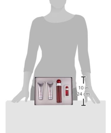 Perry Ellis 360 Red 4 Piece Gift Set (3.4oz/100ml Eau de Toilette 3oz Shower Gel 3oz After Shave Balm 0.25oz Eau de toilette Spray) - Buy Online on GoSupps.com