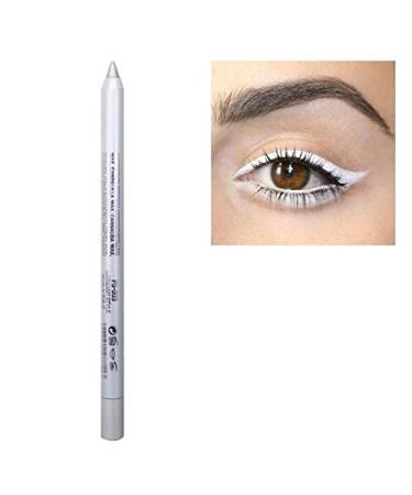 Multi Color Eyeshadow Eyeliner  Metallic Glossy Smoky Eyeliner  Long Lasting Professional Eye Makeup Eyeliner Waterproof Eyeliner Pen Eye Cosmetics Makeup Tools (19 White)