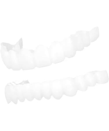 Buy Upper & Lower Jaw Temporary Whitening Denture Sets | Non-Retaining Simulation Dentures with Brackets - International Shipping Available - Buy Online on GoSupps.com