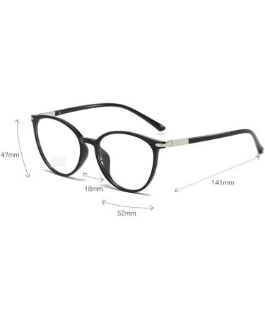 Zhuyiqz Anti-Blue Light Computer Reading Glasses - Ultra-Light Clear View Flat Lighting Mirror - Unisex Sand Black (+0.00) - Buy Online on GoSupps.com