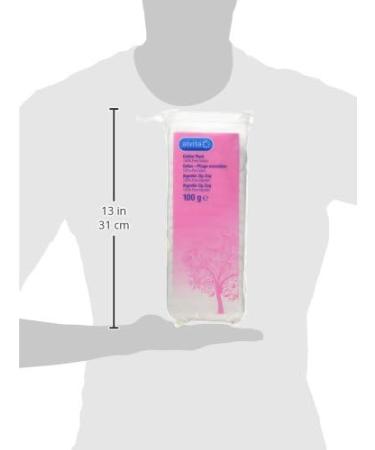  Alvita Alvita Cotton Wool 100 g Square - Pack of 2 - Buy Online on GoSupps.com