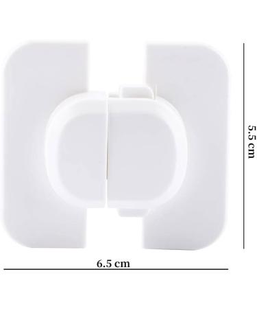 Fridge Lock 3 Pcs Multi-Function Baby Safety Plastic Protection Anti Pinch Hand Locking Children Kids Straps Safety Drawer Cupboard Cabinet Locks Buckle 6.5 X 5.5cm Refrigerator Parts & Accessories - Buy Online on GoSupps.com