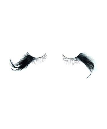Dorisue Halloween Feather Eyelashes - Cat Eyes Black Tail Lashes for Witch Makeup, Cosplay, and Theatre - Hand-made Luxury Fashion False Lashes - Buy Online on GoSupps.com