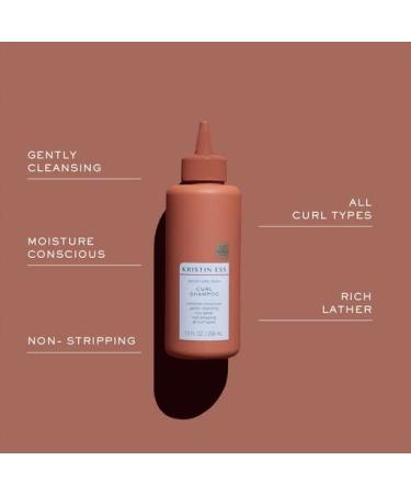 Kristin Ess Moisture Rich Curl Shampoo - Vegan, Sulfate & Paraben Free, Color Safe - 10 fl. oz. (Pack of 1) - Buy Online on GoSupps.com