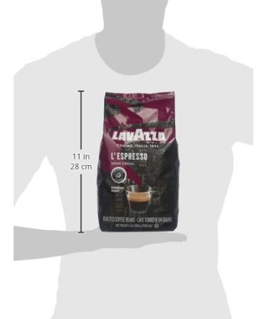 Lavazza Gran Crema Espresso - Premium 2.2 lbs (1 kg) Coffee | International Shipping Available - Buy Online on GoSupps.com