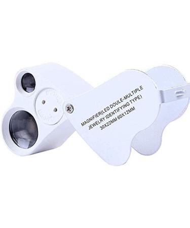 Magnifier Magnifying Glass with Lamp High-Power Optical Antique Identification Lofty Ambition