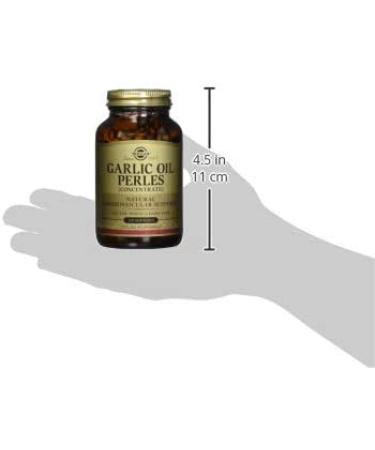Solgar Garlic Oil Perles Concentrate - 250 Softgels for Heart Health & Immune Support - Buy Online on GoSupps.com