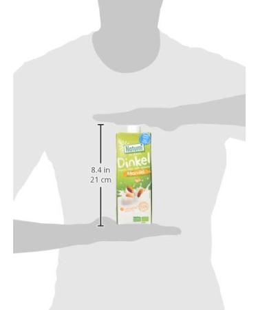 Natumi Unsweetened Almond Drink 6 Pack - Organic Vegan Milk Alternative Lactose-Free 1L Each - Perfect for Baking & Cooking - Buy Online on GoSupps.com