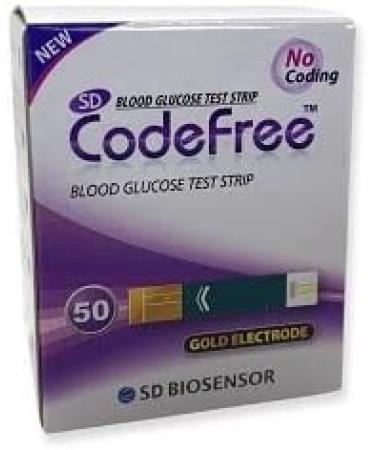 SD Codefree Blood Glucose Monitor Replacement Strips - Pack of 150 Strips - Buy Online on GoSupps.com