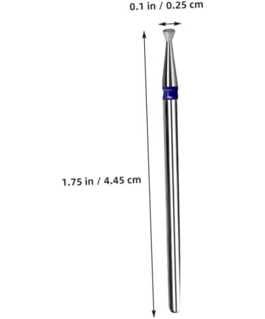 HONMEET Nail Polish Tool Gel Tools Cuticle Drill Bits Nail Salon Supply Nail Drill Tips Dead Skin Remover Manicure Supplies Nail Bits for Nail Drill Manicure Nail Bits Stainless Steel - Buy Online on GoSupps.com