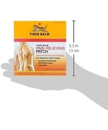 Tiger Balm Ointment Patch 5-Pack for Pain Relief - Buy Online on GoSupps.com