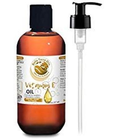 Bella Terra Oils - Organic Vitamin E Oil 8 oz - Introducing the Potency of Natural Organic Vitamin E Extracted from Organic Wheat Germ A Beacon for Face Oils & Serums 8 Fl Oz (Pack of 1)