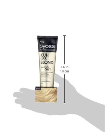 Syoss Wash Out Cool Blonde Level 0 - 150 ml | International Shipping Available - Buy Online on GoSupps.com