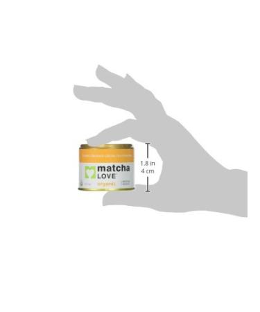 Organic Matcha Love Ceremonial Green Tea Powder - 0.7oz Canister (Pack of 1) - Buy Online on GoSupps.com