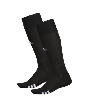 adidas unisex Rivalry Soccer (2-pair) OTC Sock Team Medium Black/White