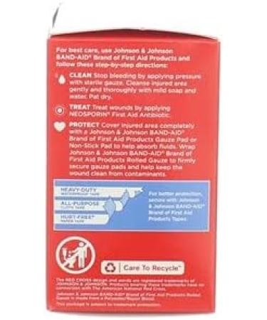 Buy 2 Pack Johnson & Johnson Red Cross First Aid Rolled Gauze - Fast Shipping Worldwide - Buy Online on GoSupps.com