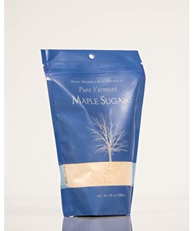Mansfield Maple-Pure Vermont Granulated Maple Sugar (14oz Resealable Pouch) 14 Ounce Resealable Pouch