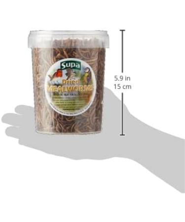 Supa Dried Mealworms for Wild Birds 1 Litre Bucket | High Energy Protein Rich Treat For Garden Birds | Attract More Birds To Your Garden | Quality Wild Bird Food Mealworm 1 l (Pack of 1) - Buy Online on GoSupps.com