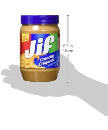 Jif Crunchy Creamy Peanut Butter Smooth & Creamy Texture No Stir 1kg Jar Crunchy 1 kg (Pack of 1) - Buy Online on GoSupps.com