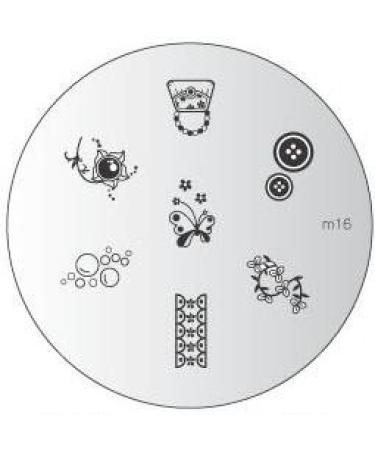 KONAD KONAD M16 nail art stamping plate special stamping pad for UV gel nails manicure
