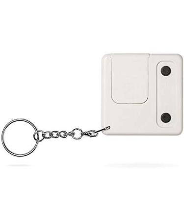 Talking Clock Keychain for Blind - Clear English Voice Time and Day of the Week Alarm - Ideal for Visually Impaired and Elderly - White - Buy Online on GoSupps.com
