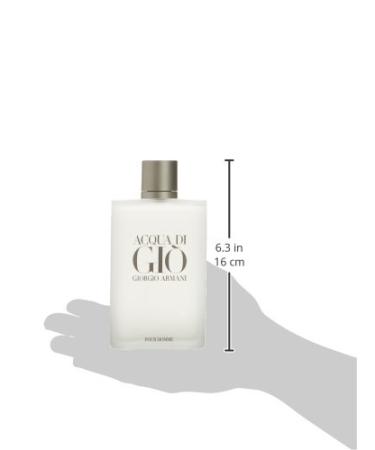 GIORGIO ARMANI Aqua Di Gio for Men Eau de Toilette Spray 6.7oz - Fresh Scent - Pack of 1 - Buy Online on GoSupps.com