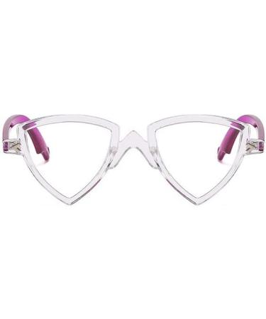 PARWANA Personality Triangle Reading Glasses - Stylish Blue Light Blocking Eyewear for Women +200 B5 - Anti Eyestrain & Comfortable - Buy Online on GoSupps.com