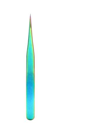 Rainbow Stainless Steel Nail Cuticle Pusher Tweezer Nail Art Files Gel Polish Manicure Care Groove Tool 08