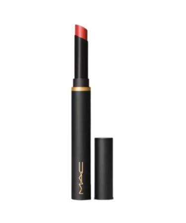 MAC Powder Kiss Velvet Blur Slim Stick Lipstick - 878 Dubonnet Buzz (Deep Red Wine)