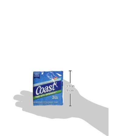Coast Bath Bars Original Blue Soap - 3 Bar Pack (12 oz) - Buy Online on GoSupps.com