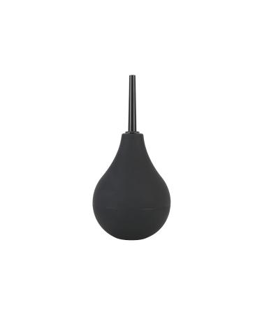 NOPNOG Anal Shower for Cleaning - Silicone Enema Container (Anti-Backflow Design) - Black (224ml)