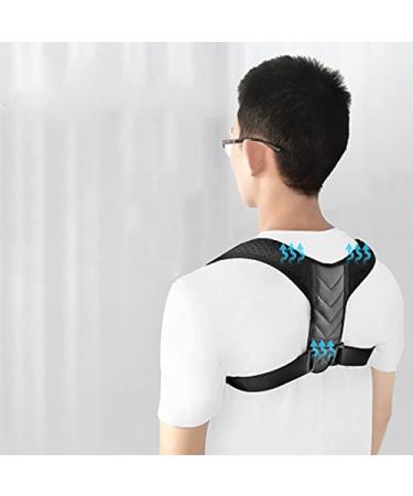 Posture Corrector Adjustable Back Posture Brace Support Belt Corrector Shoulder Lumbar Rectify Straighten Clavicle Spine Back Corrector Back Brace (Black M) Better life Black XL - Buy Online on GoSupps.com