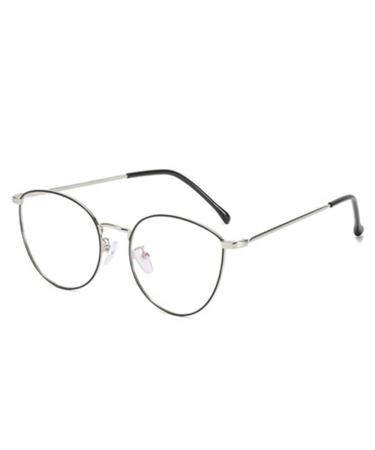 Blue Light Blocking Photochromic Glasses Metal Frame Vintage Style Color Changing Glasses for Computer Reading Gaming