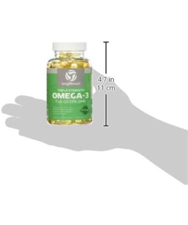 Omega 3 Fish Oil 1000mg - with High EPA & DHA 120 Softgels Fatty Acids Supplement for Cognitive Function from Salmon 4-Month Supply GMP Certified Made in USA 120 Count (Pack of 1) - Buy Online on GoSupps.com