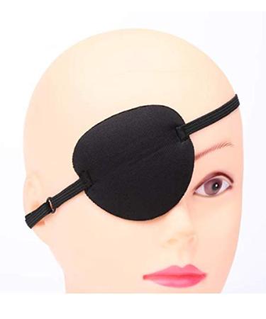 Adjustable Black Eye Patches for Adults & Kids - Perfect for Lazy Eye Amblyopia & Strabismus - Buy Online on GoSupps.com