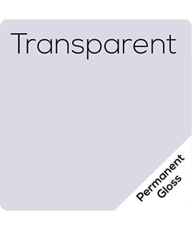 Clear Vinyl Self-Adhesive Laminate 12x30FT Roll for Cricut & Silhouette - Glossy Finish | Decals, Stickers, Stencils - Peel & Stick - Buy Online on GoSupps.com