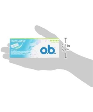 O.B. Tampons Super Plus - 16 Count, Easy and Reliable Protection - Buy Online on GoSupps.com