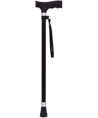 Telescopic Non Slip Crutches Elderly Canea Old Man Walking Stick Tapping Stick T Handle Baston Elder Stable Crutch Hiking Elderly and Arthritis Seniors Disabled Black Walk for Elderly rollator walker