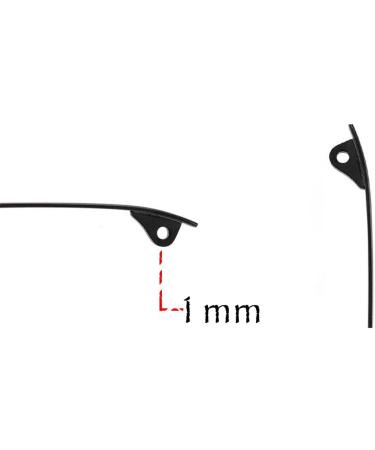 Munani Ros Gold Glasses Arm & Leg Replacement - Thin Metal Frame Brackets | Durable Glasses Accessories - Buy Online on GoSupps.com