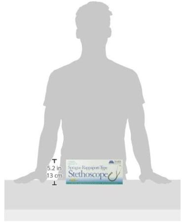 MABIS Stethoscope Sprague Rappaport 5-in-1 for Heart Sounds on Adults, Pediatrics, Infants - 22 Inch Y Tubing, Interchangeable Chest Pieces - Retail Box, Yellow - Buy Online on GoSupps.com