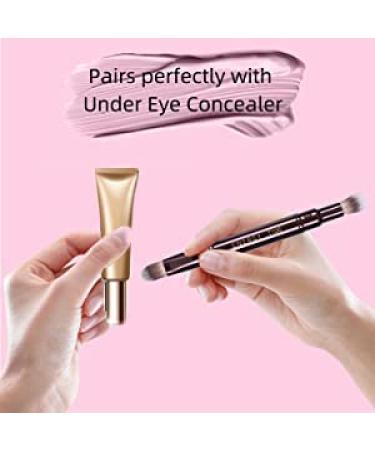 MOGILAN Dual Concealer Brush - Retractable Under Eye Makeup Brush for EyeShadow & Concealer Blending - Buy Online on GoSupps.com