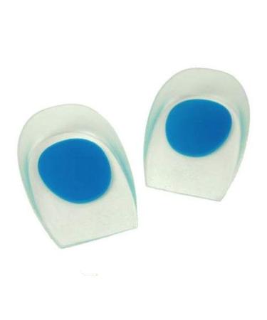 Silicone Gel Heel Cup Insole Plantar Heel Support Pad Best for Plantar Fasciitis and Heel Pain (Small)
