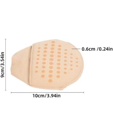 2 Pairs High Heel Silicone Shoe Cushion Pads for Forefoot Pain Relief - Women's Pedicure Socks for Calluses and Corns - Buy Online on GoSupps.com