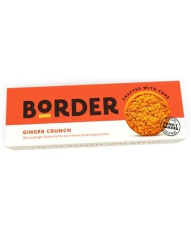 Pack of 4 Delicious Border Biscuits Selection - Butterscotch Crunch Golden Oat Crumbles Viennese Whirls and Ginger Crunch - Suitable for Vegetarians - Buy Online on GoSupps.com