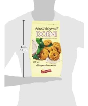Doemi Biscotti Pack of 3 whole grain biscuits 750 g - Buy Online on GoSupps.com