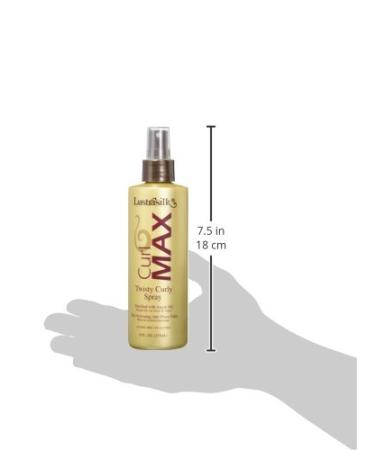 Lustrasilk Max Twisty Curly Spray 8oz - Define, Hold, and Nourish Curls - Buy Online on GoSupps.com