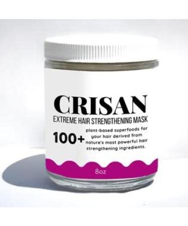 Crisan Extreme Hair Strengthening Hair Growth Mask for Damaged Brittle Hair- 100+ Plant-Based Hair Strengthening Ingredients Anti-Dandruff Anti-Hair Loss Organic No Preservatives