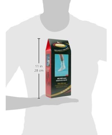 Maxar Canvas Ankle Brace with Laces - Extra Large White | Comfortable Support for Ankle Injury Recovery | International Shipping Available - Buy Online on GoSupps.com